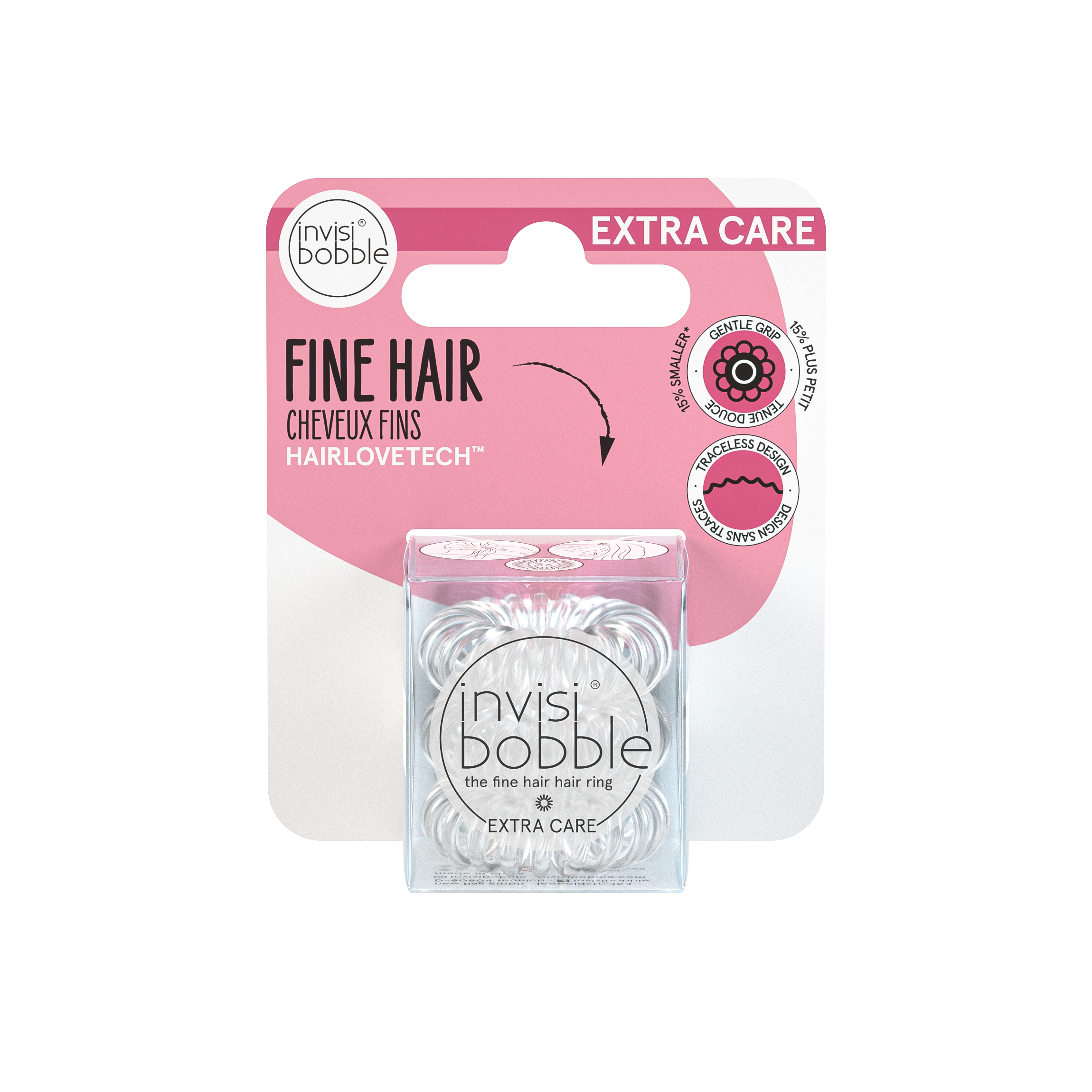 invisibobble® EXTRA HOLD Crystal Clear